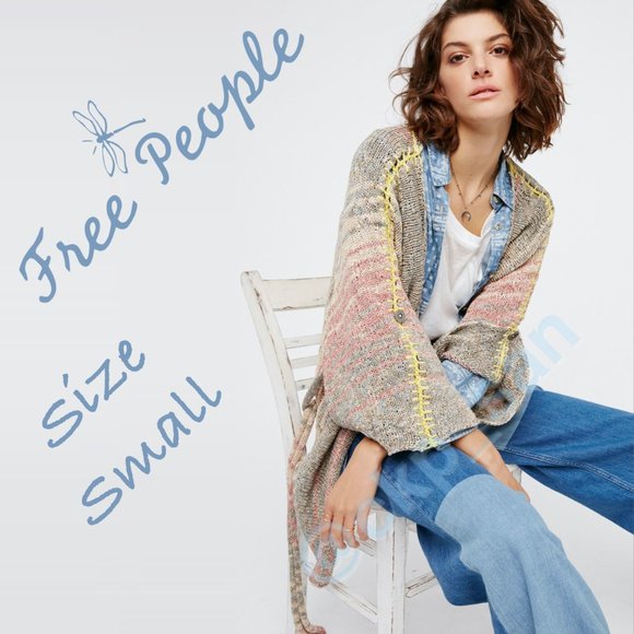 Free People Sand Art Kimono Sz S